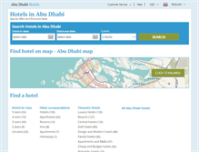 Tablet Screenshot of hotelsofabudhabi.com